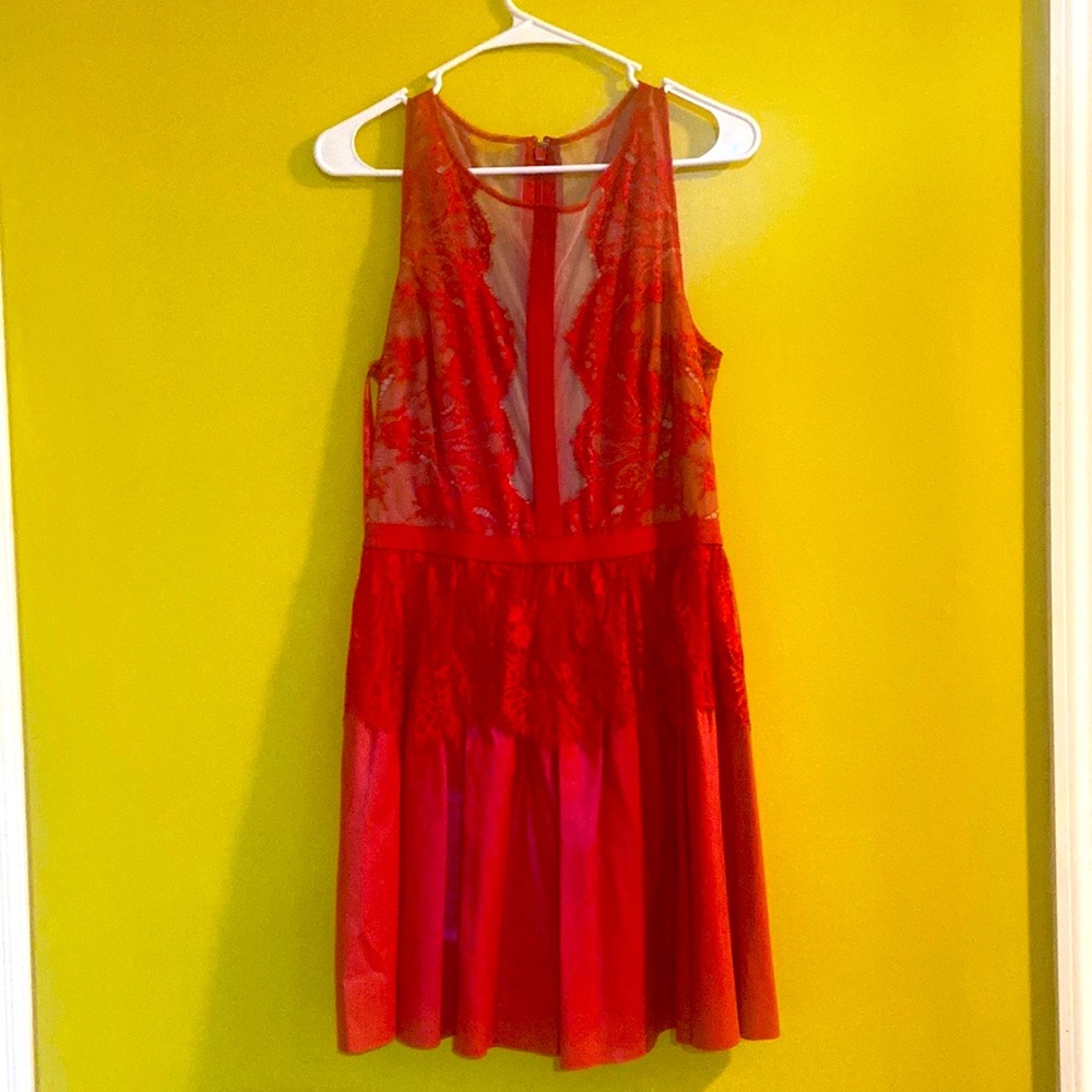 Burnt orange dress